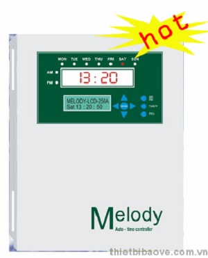 Trung tâm báo giờ tự động Melody LCD-256